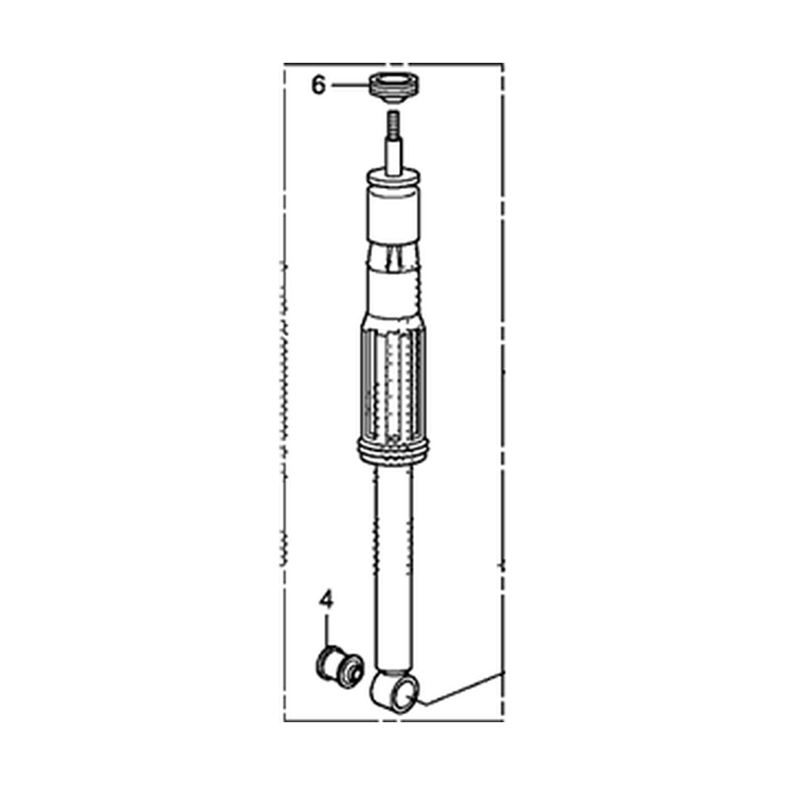 Honda Insight 2012-2014 Rear Shock Absorber product image