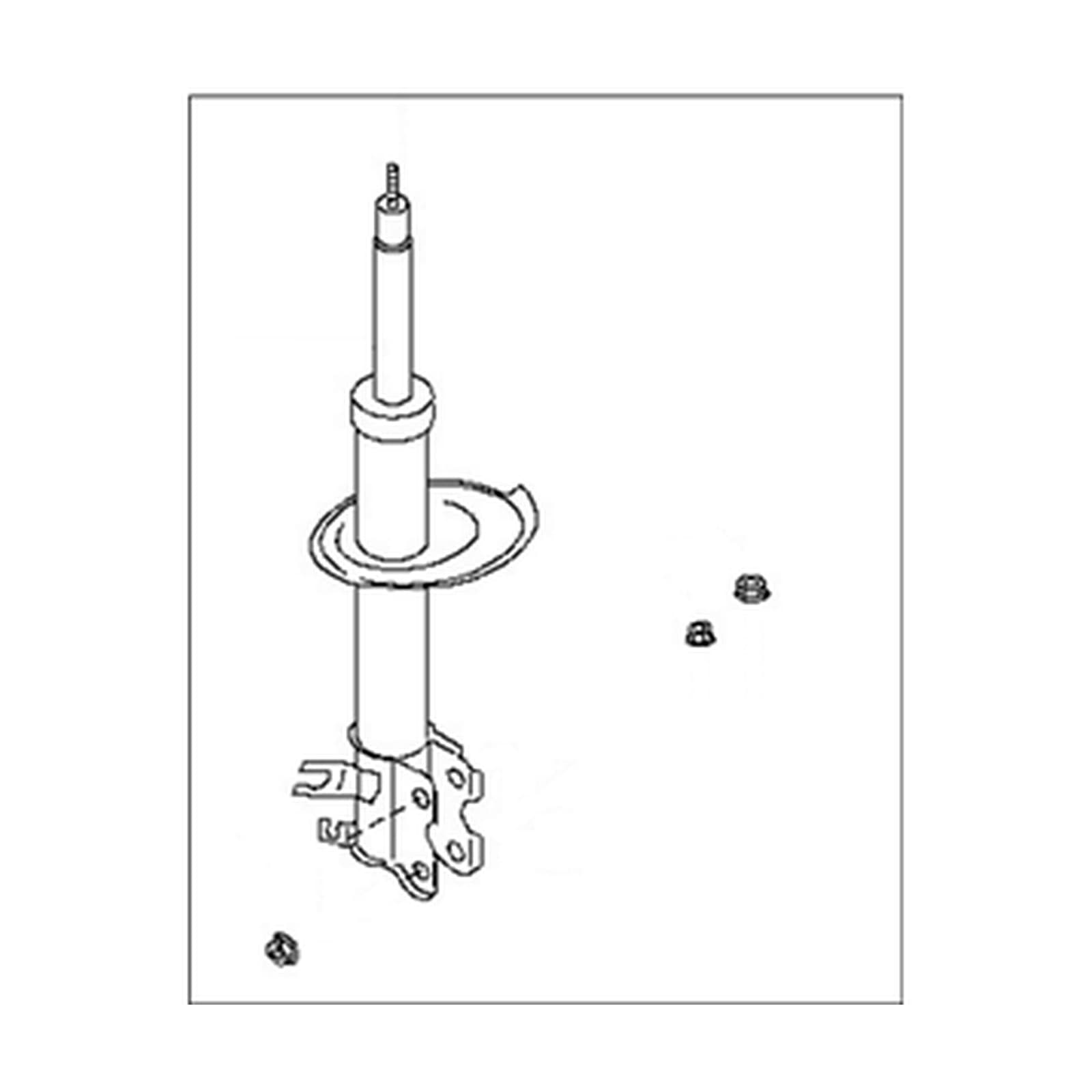 Nissan Murano 2005-2007 Front Right Shock Absorber product image