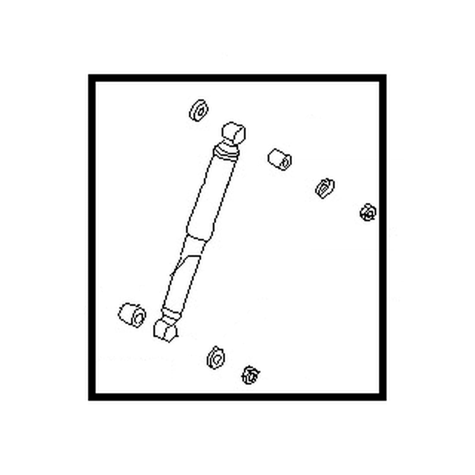 Nissan Quest 1993-1994 Rear Right Shock Absorber product image