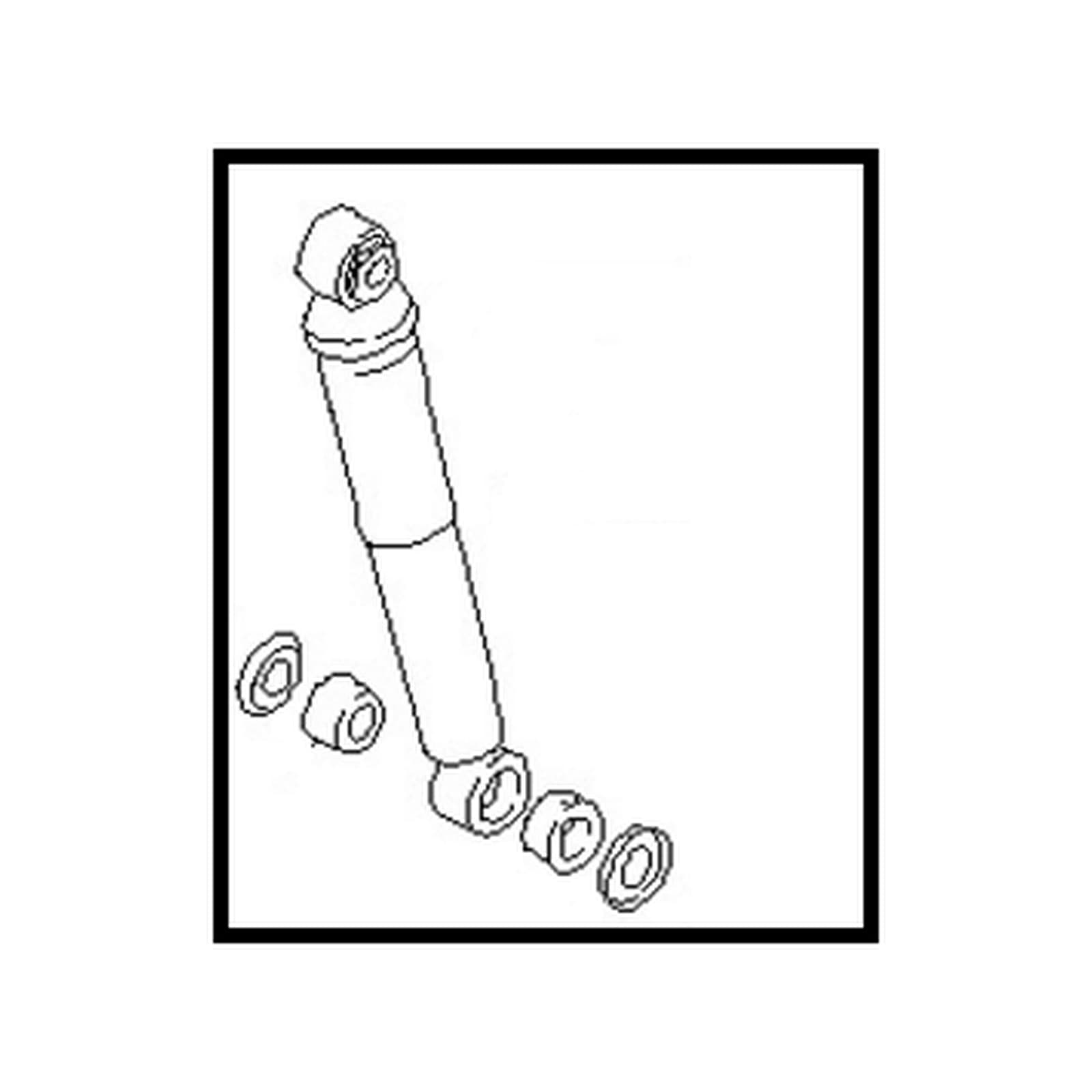 Nissan Stanza 1986-1988 Rear Shock Absorber product image