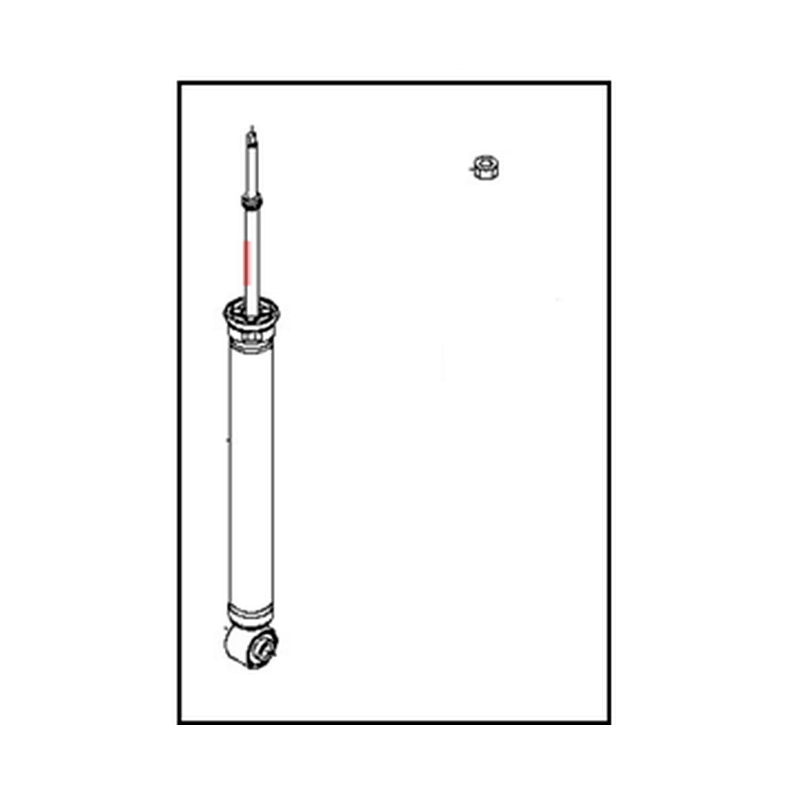 Nissan Versa；Versa Note 2016-2019 Rear Shock Absorber product image