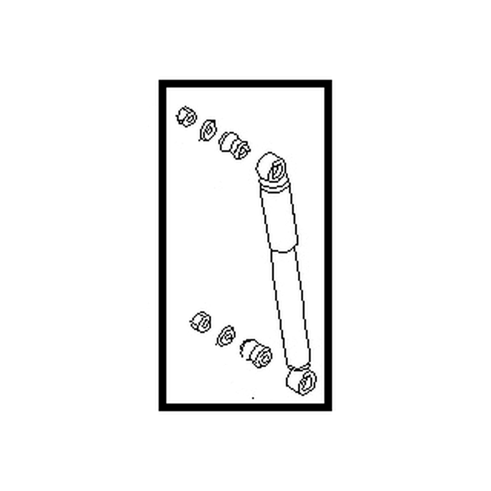 Nissan Xterra 2000-2002 Rear Shock Absorber product image