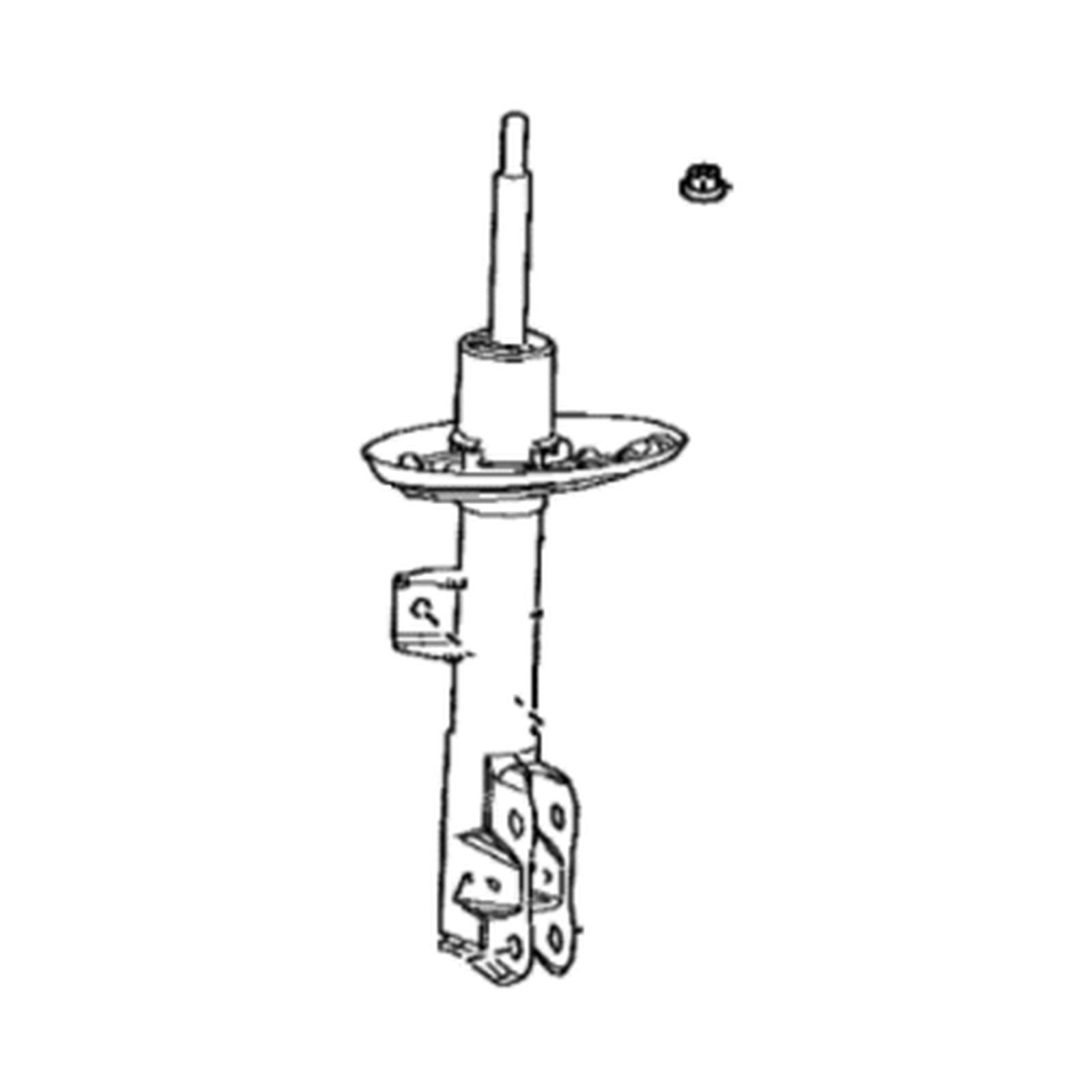 Toyota bZ4X 2023-2025 Front Right Shock Absorber product image