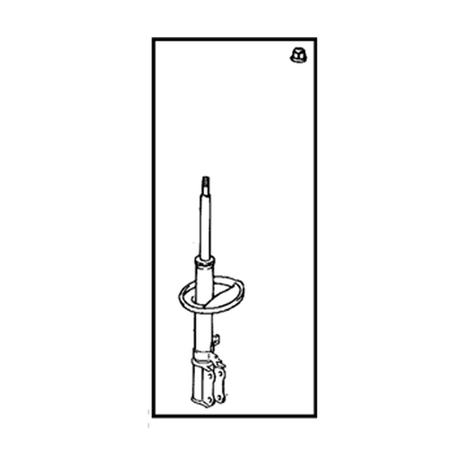 Toyota Camry 2014-2017 Rear Left Shock Absorber product image