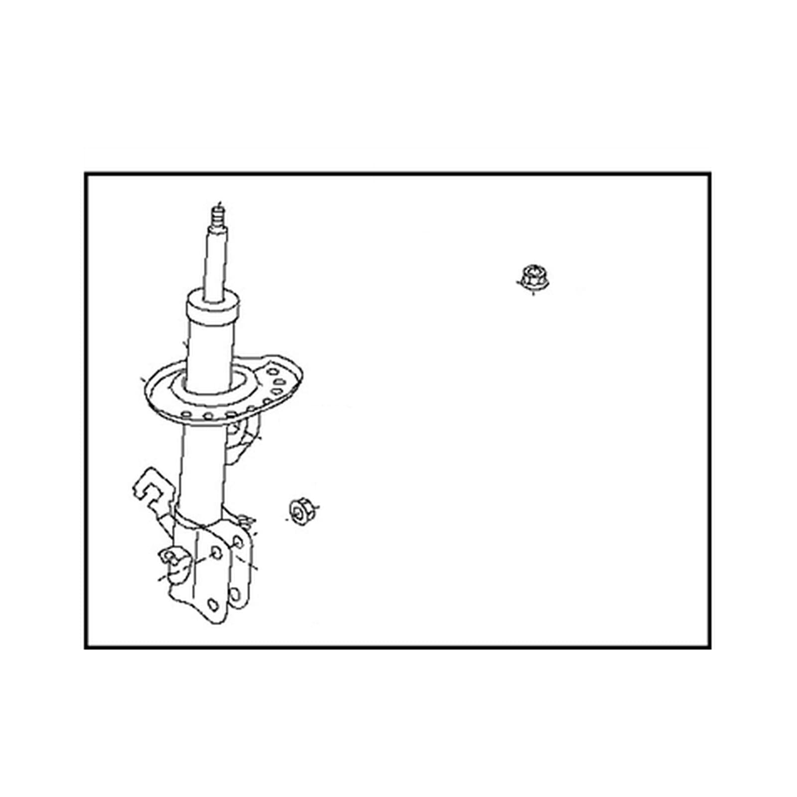 Nissan Leaf 2011-2012 Front Left Shock Absorber product image