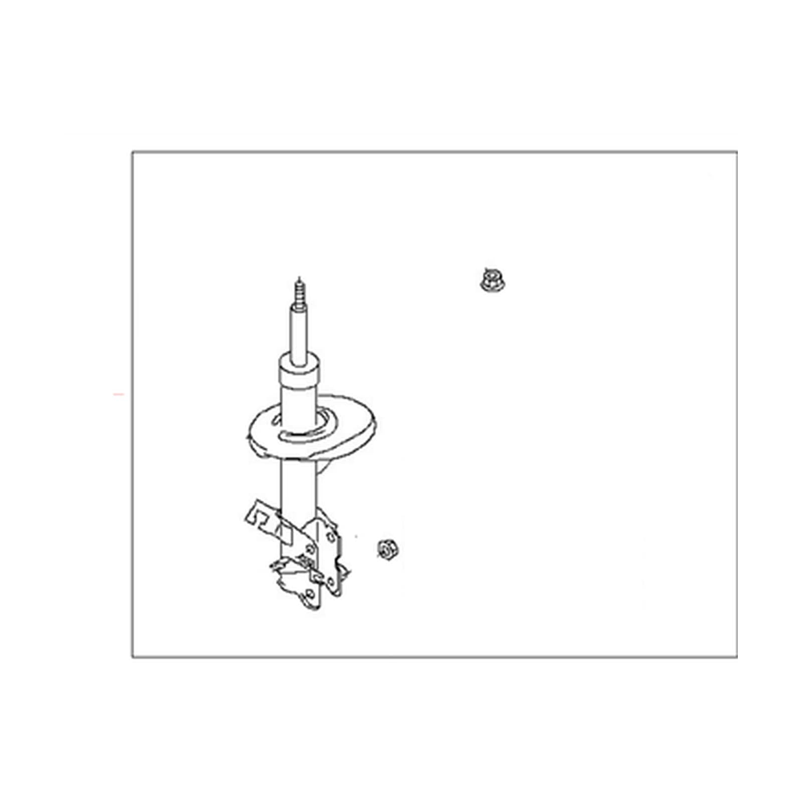 Nissan Rogue 2012-2015 Front Left Shock Absorber product image