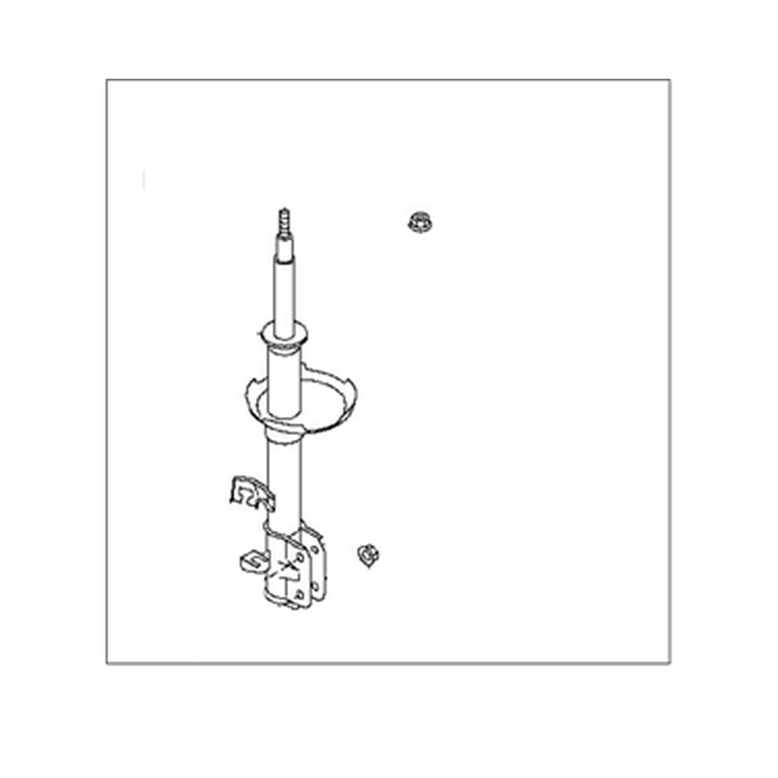 Nissan Versa 2008-2010 Front Right Shock Absorber product image