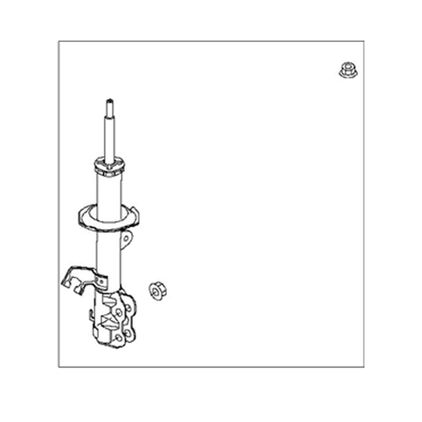 Nissan Versa Note 2014-2015 Front Right Shock Absorber product image
