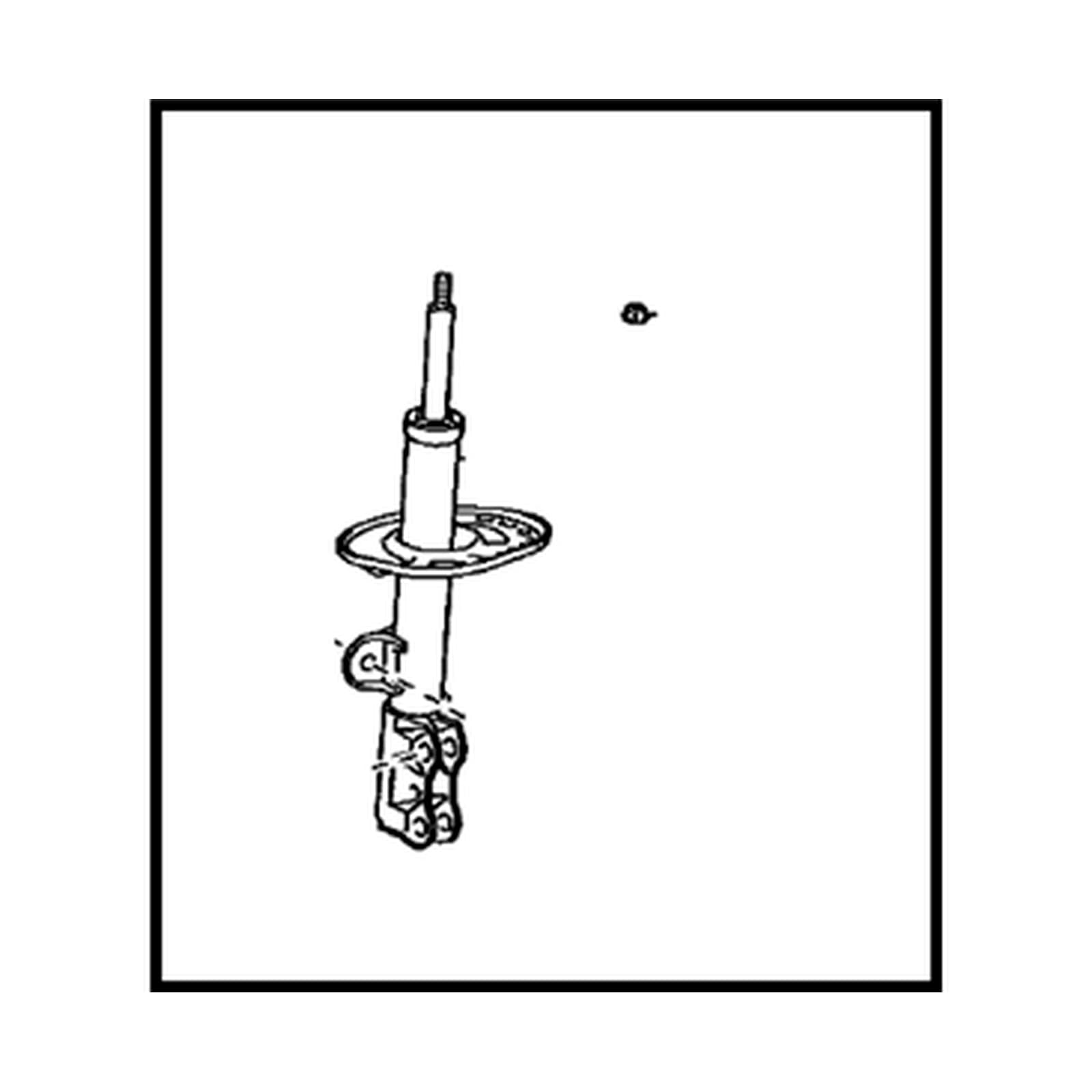 Toyota Prius V 2016-2017 Front Right Shock Absorber product image