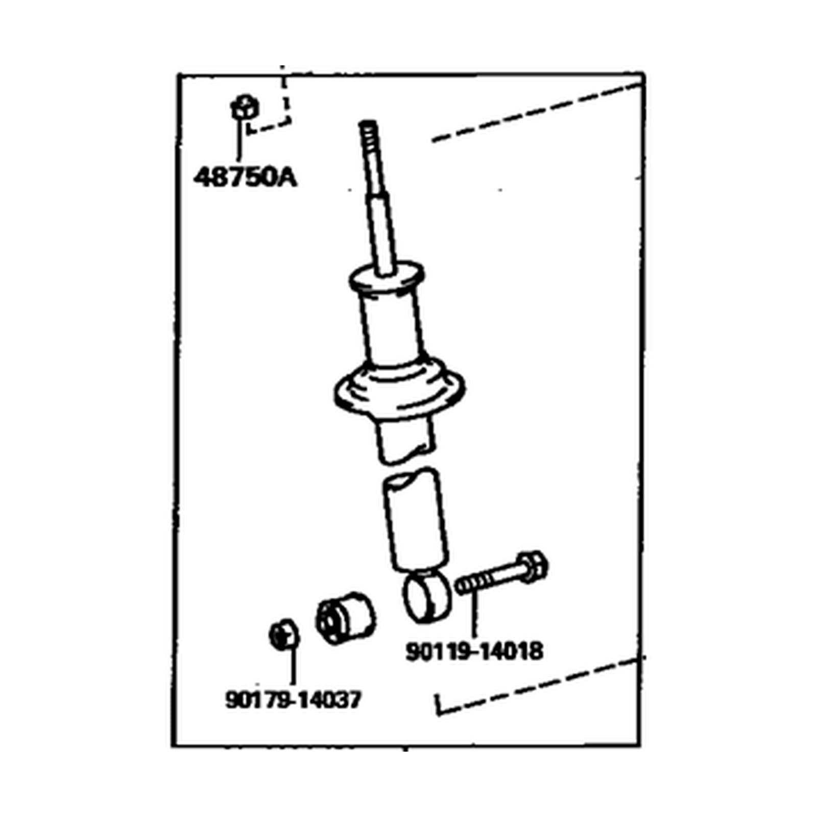 Toyota Supra 1990-1992 Rear Right Shock Absorber product image
