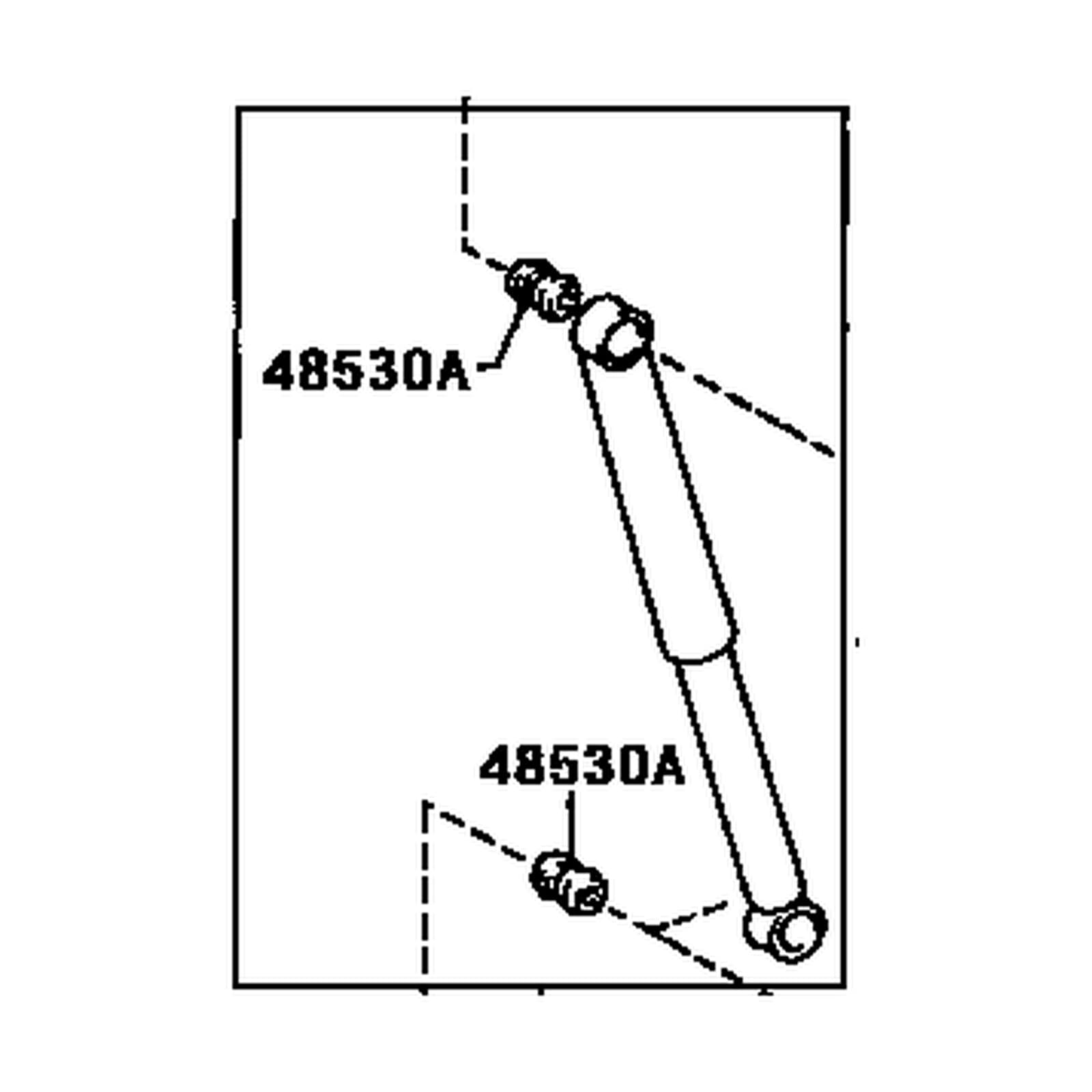 Toyota T100 1993-1995 Rear Right Shock Absorber product image