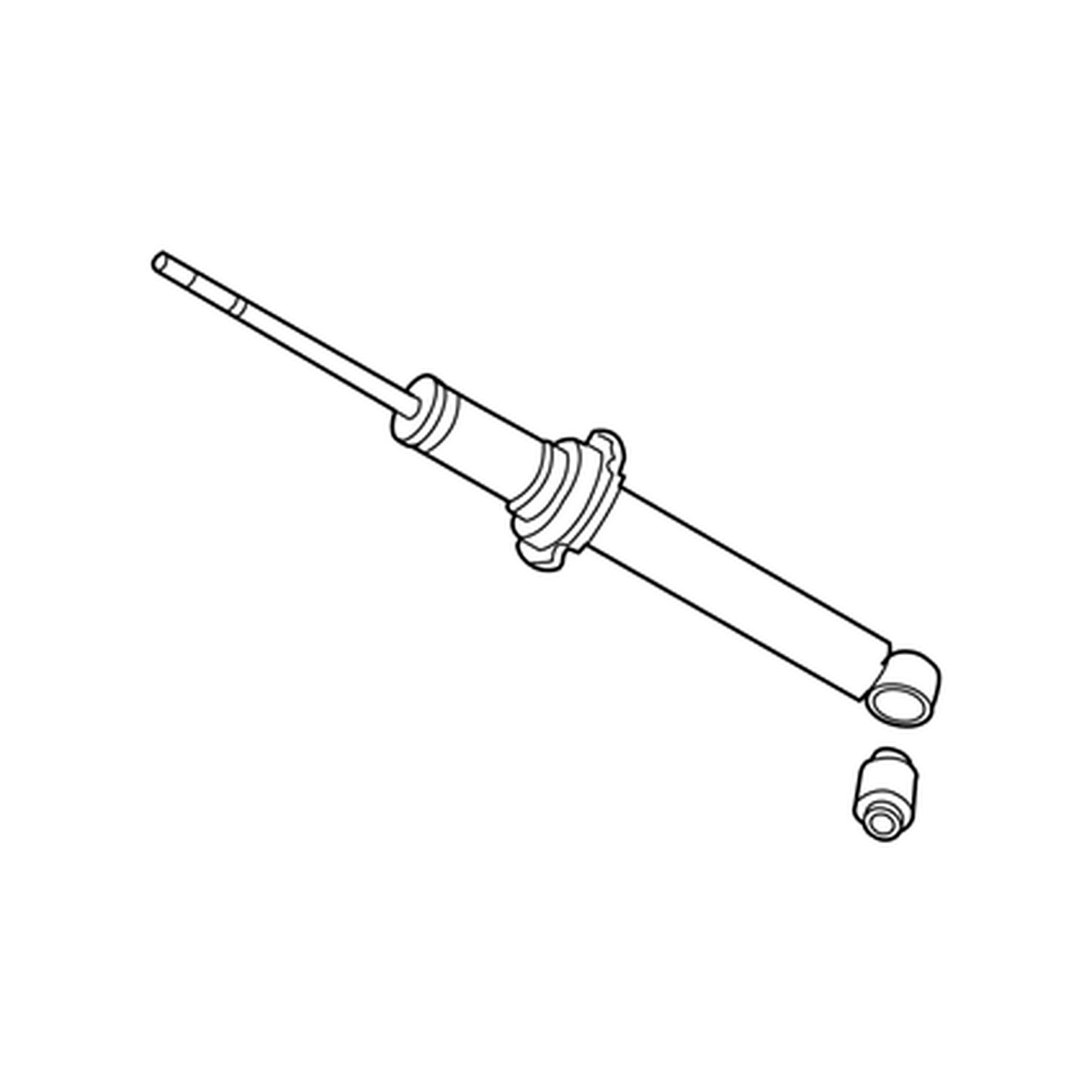 Rear shock absorbers for Honda Accord Hybrid OEM 52611-SDR-A02