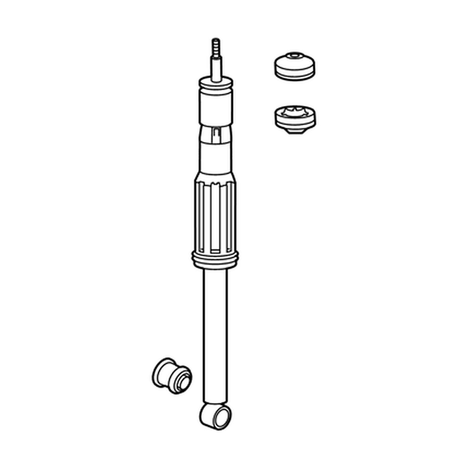 Rear shock absorbers for Honda CR-Z OEM 52610-SZT-S02
