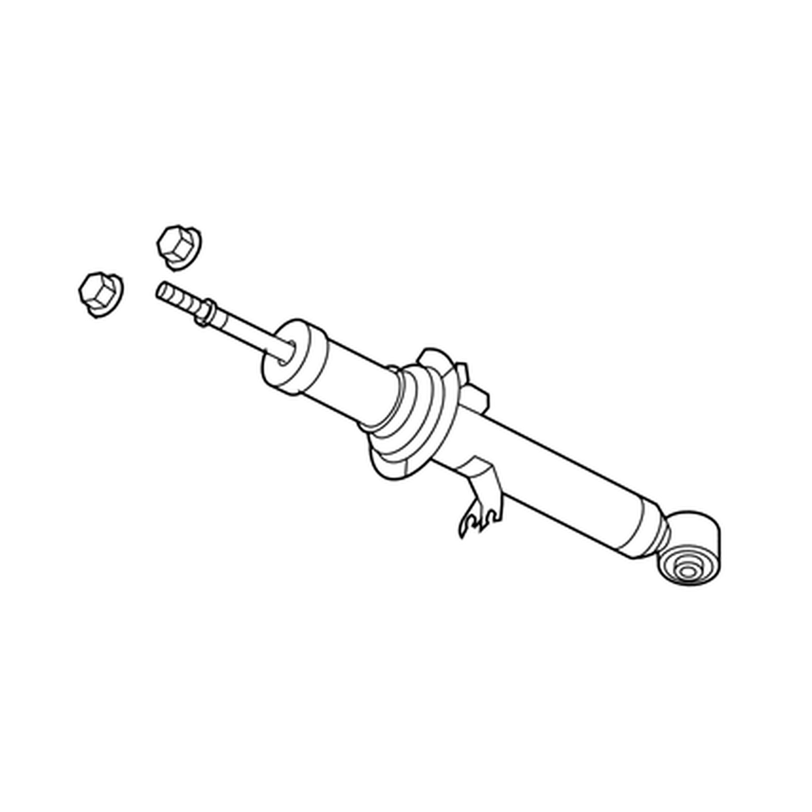 Front Left shock absorbers for Nissan 370Z OEM E6111-1EA0D