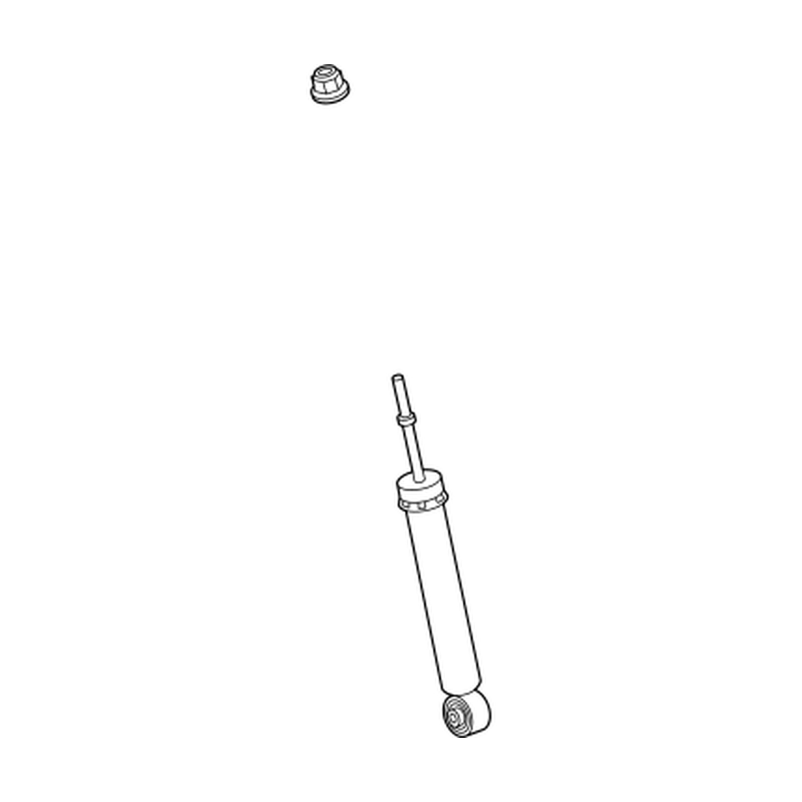 Rear shock absorbers for Nissan ARIYA OEM E6210-5MP1A