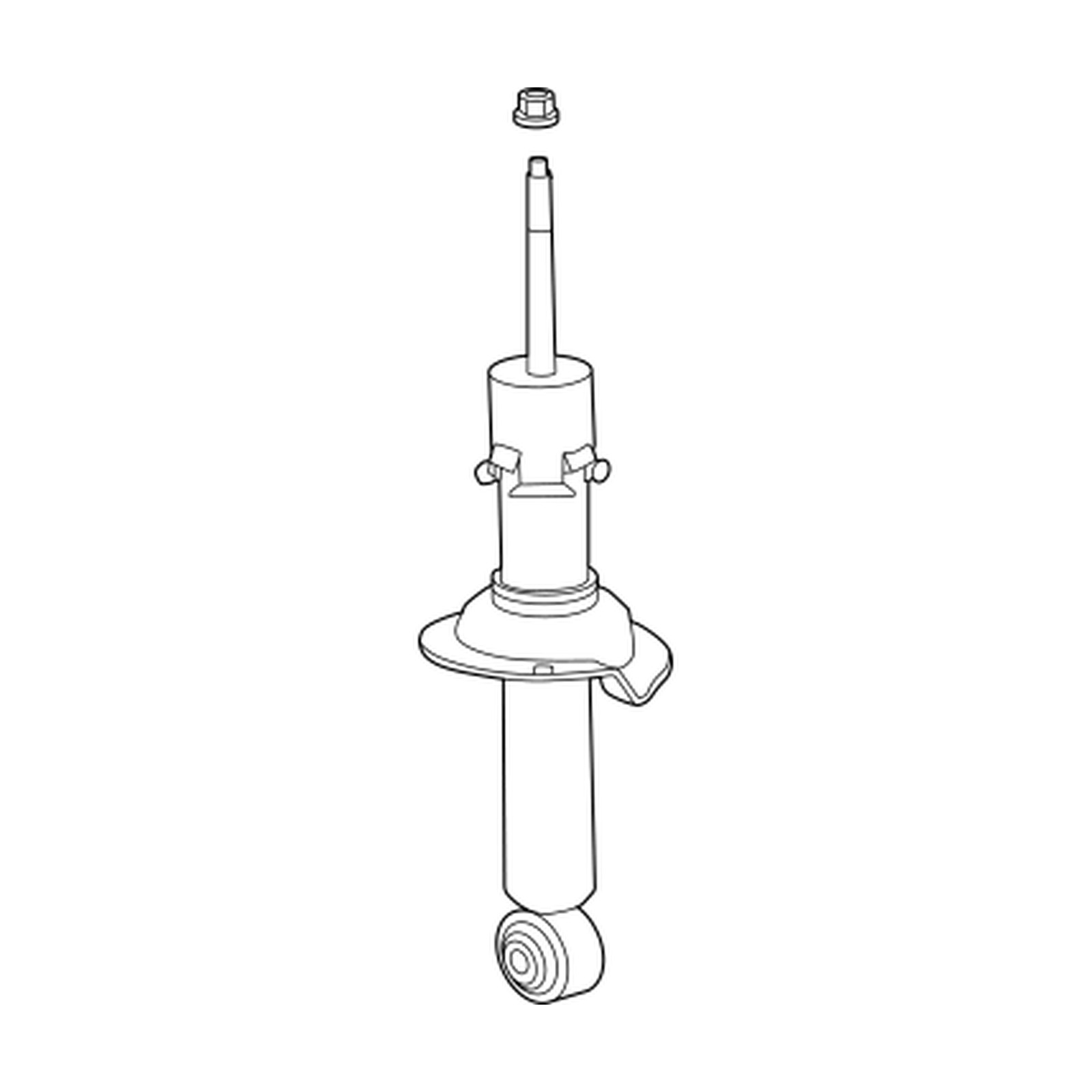 Front shock absorbers for Nissan Armada OEM E6110-7JA0B