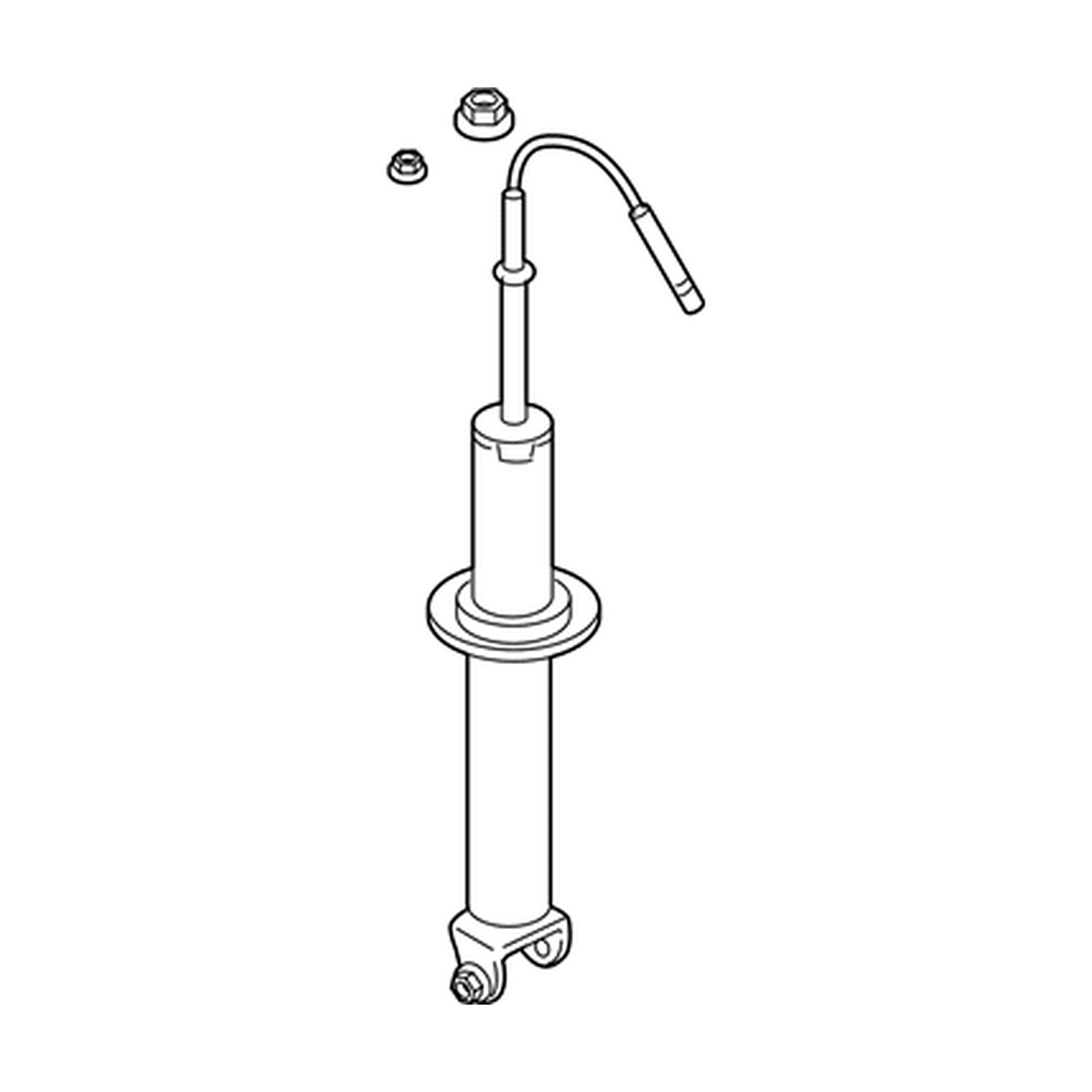 Rear shock absorbers for Nissan GT-R OEM E6210-6HT0A