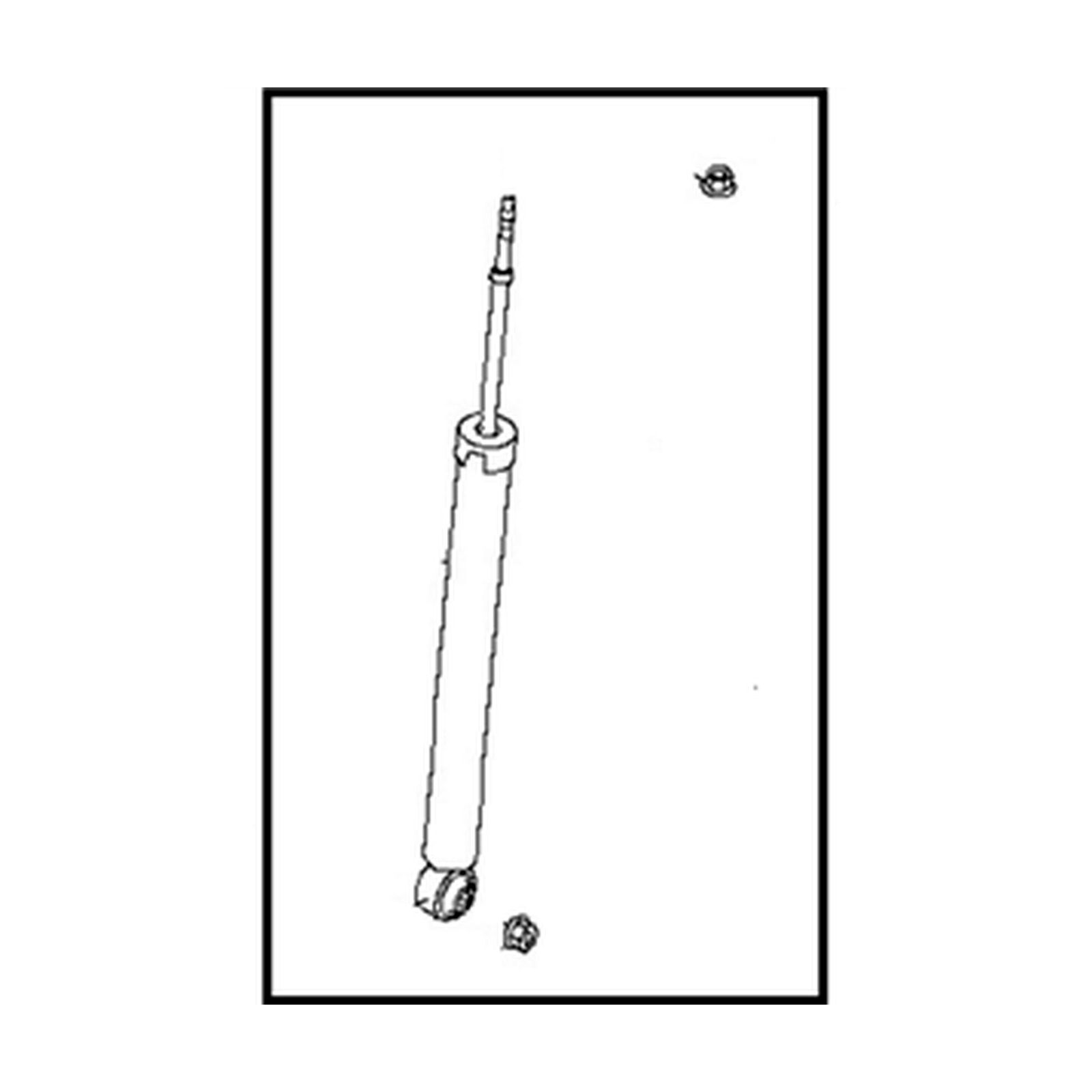 Rear shock absorbers for Nissan Leaf OEM E6210-3NF1A