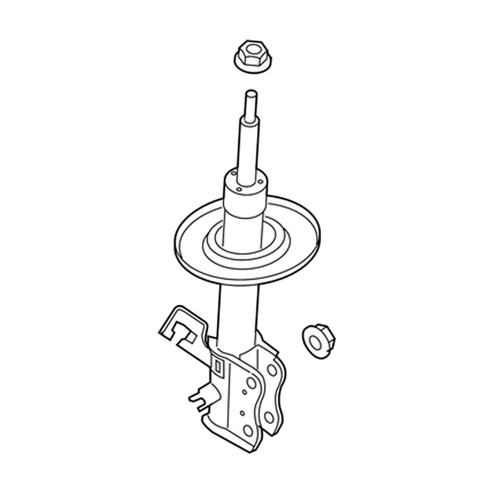 Front Left strut assemblies for Nissan Rogue OEM E4303-5HA1B