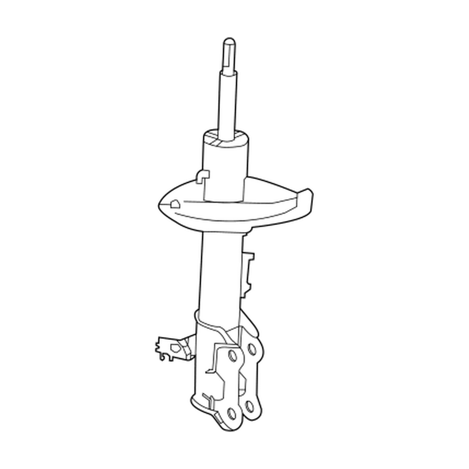 Front Left shock absorbers for Toyota Grand Highlander OEM 48520-8Z462