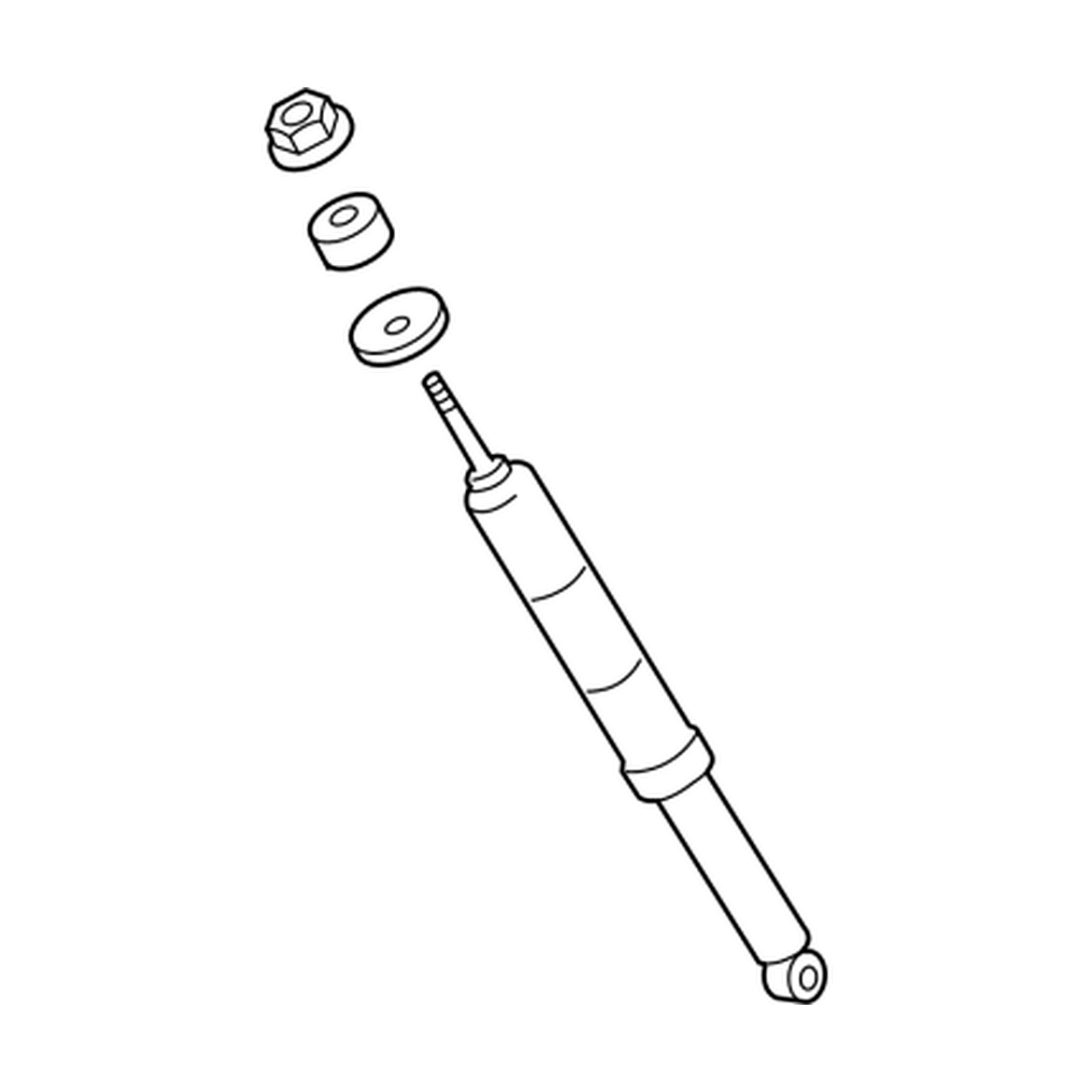 Rear shock absorbers for Toyota Sequoia / Tundra OEM 48530-8Z183
