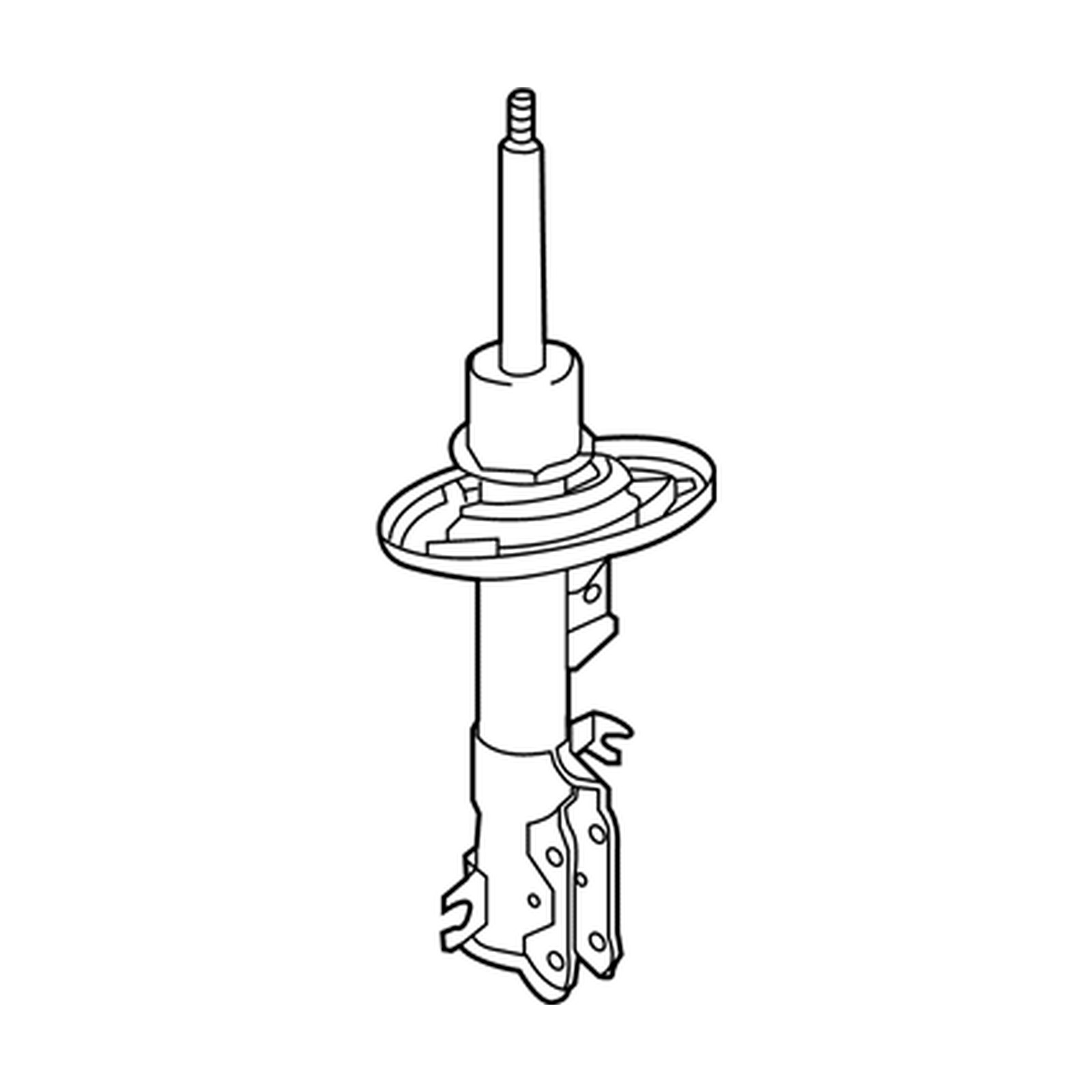 Front Right shock absorbers for Toyota Yaris iA OEM 48510-WB002